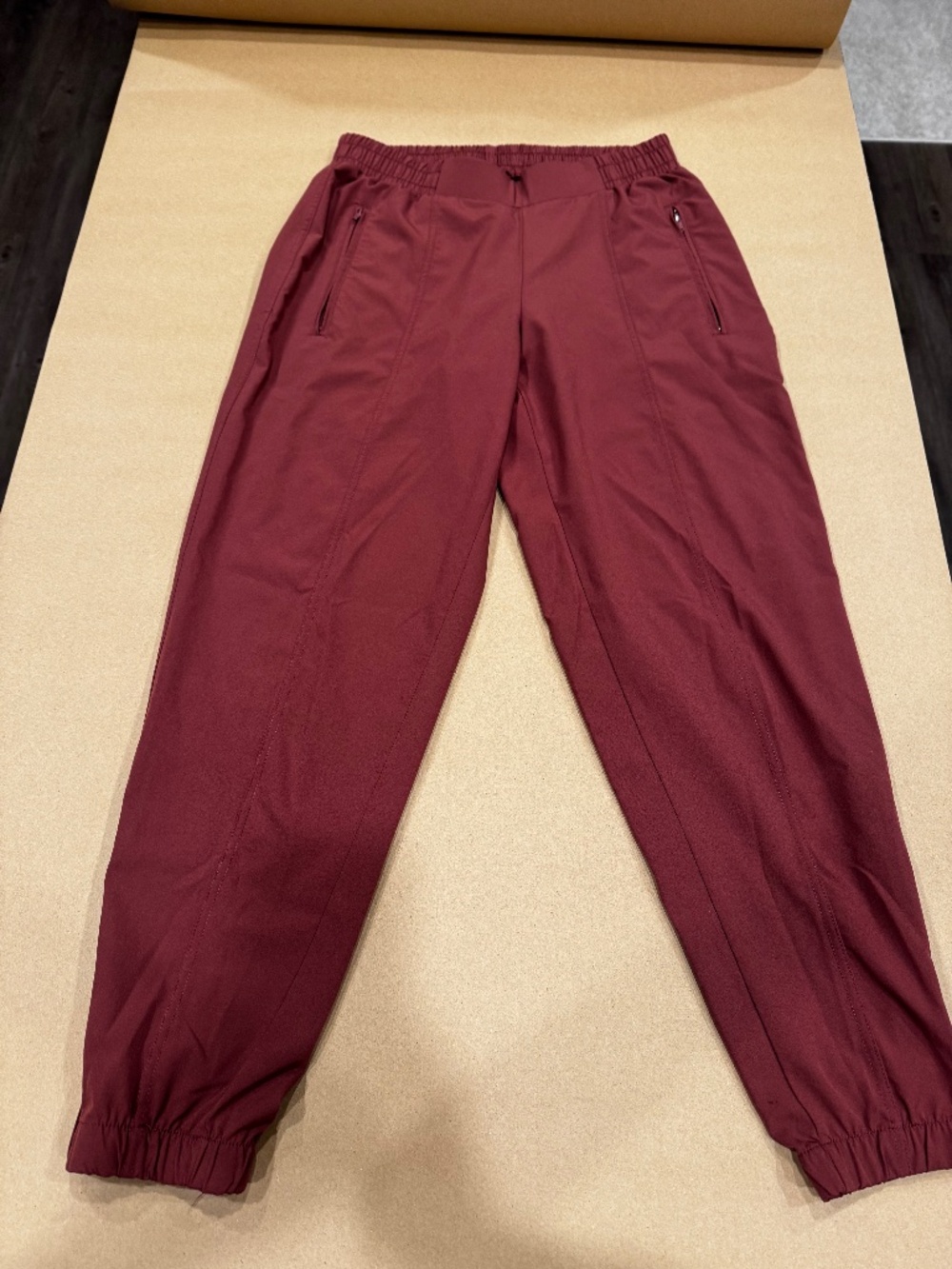 Light weight maroon/purple jogger sweats